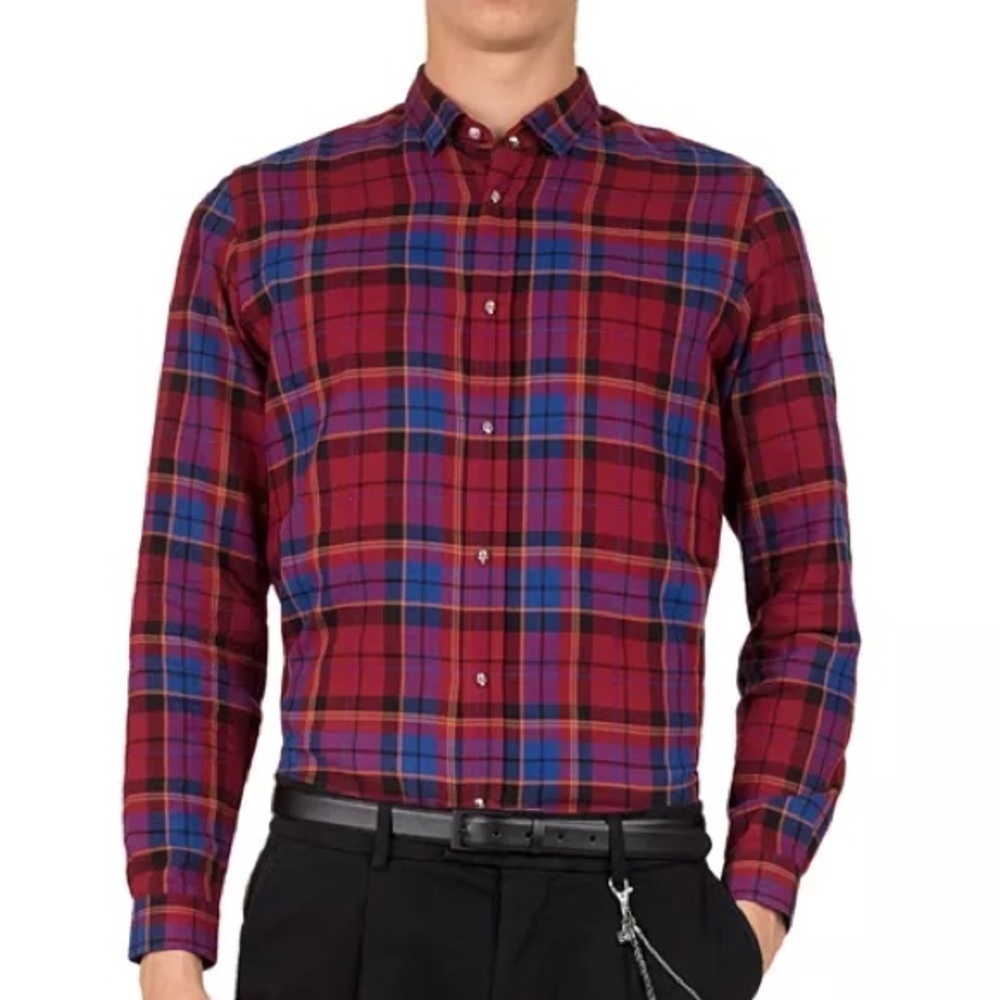 The Kooples Skull Button Down Slim Fit Size M